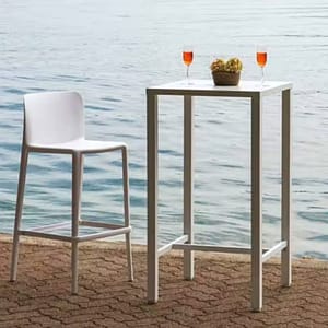 Tavolo alto Iseo acciaio 60x60 cm BTF 60