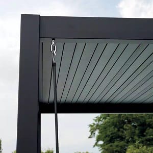 pergola-gazebo-bioclimatica-arizona-alluminio-tetto-orientabile-lamellare-3x3-scarico-acqua-pali-antracite-moia-greenwood-gaz510