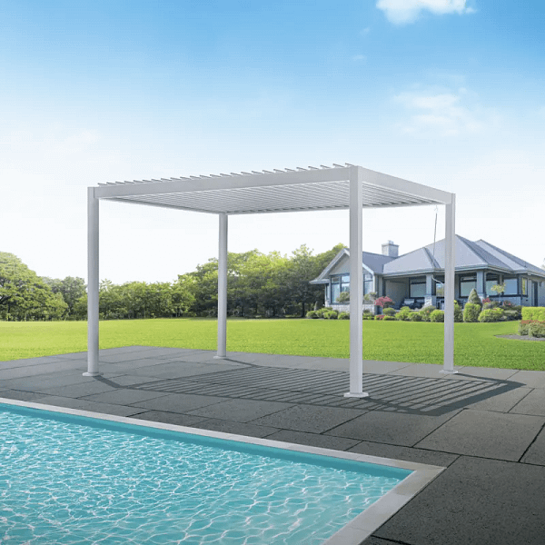 azebo-pergola-bioclimatica-texas-3x3-alluminio-bianco-tetto-lamellare-manovella-moia-greenwood